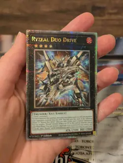 Ryzeal Duo Drive-CRBR-EN006- Quarter Century Rare-1st Edition- Yugioh! - Image 2
