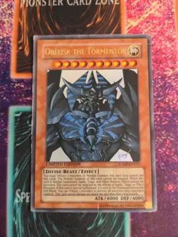 Yu-Gi-Oh! Obelisk the Tormentor JUMP-EN037 Limited Ultra Rare MP/HP - Image 1