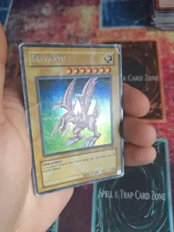 Yu-Gi-Oh! TCG Seiyaryu DDS-004 Prismatic Secret Rare HP - Image 3
