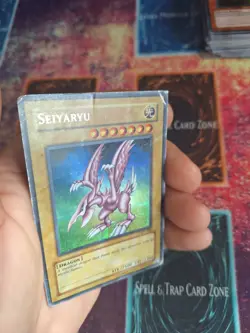 Yu-Gi-Oh! TCG Seiyaryu DDS-004 Prismatic Secret Rare HP - Image 4