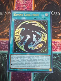 Yu-Gi-Oh! TCG Divine Evolution EGO1-EN004 Ultra Rare 1st Edition Lightly Played - Image 1