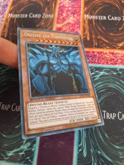 Yugioh Obelisk The Tormentor SBCB-EN202 Secret Rare 1st Edition Near Mint - Image 2