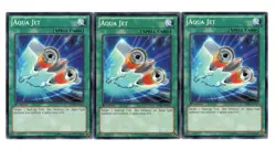 Yugioh- 3X Aqua Jet - Common - 1st Edition - SDRE-EN027 - Near Mint - Image 1