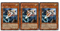 Yugioh- 3X Lord British Space Fighter - Rare - Unlimited - SOVR-EN035 - NM - Image 1