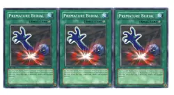 Yugioh- 3X Premature Burial - Common - 1st Edition - SDRL-EN024 - Near Mint - Image 1