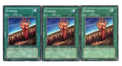 Yugioh- 3X Fissure - Common - Unlimited - SYE-028 - Near Mint - Image 1