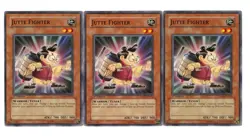 Yugioh- 3X Jutte Fighter - Common - 1st Edition - TDGS-EN012 - Light Play - Image 1