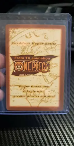 BANDAI One Piece Hyper Battle S82 LUFFY CREW PIRATES HOLO FOIL SCARCE EARLY CARD - Image 2