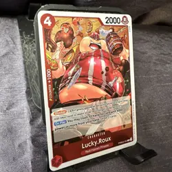Lucky.Roux PRB02-003 R foil, One Piece card, english, Shanks crew - Image 2
