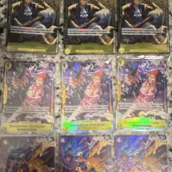 Bandai One Piece Card Game OP12 Promo Foil Sabo Rosinante Law 12 Cards Lot - Image 3