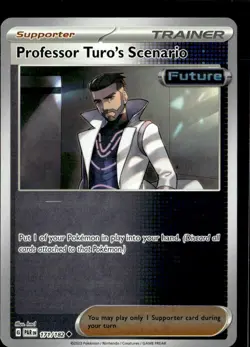 Pokemon Professor Turo's Scenario 171/182 Paradox Rift Reverse Holo 2 Card Lot - Image 1