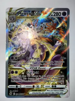Mewtwo VSTAR - GG44/GG70 - Pokemon Crown Zenith Galarian Gallery Ultra Card NM - Image 2
