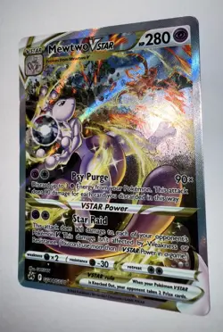 Mewtwo VSTAR - GG44/GG70 - Pokemon Crown Zenith Galarian Gallery Ultra Card NM - Image 3