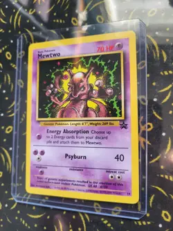 Mewtwo Movie Card Black Star Promo 14 Rare - Image 1