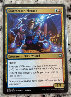 Magic the Gathering MTG Card: Stormcatch Mentor #0234 Bloomburrow! NM - Image 1