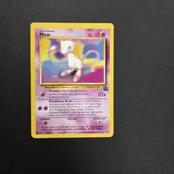 Mew 8 Black Star Movie Promo Stamped Non Holo WOTC TCG 1999 Pokemon Card - Image 1