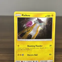 Raikou 32/73 - Lets Play Pikachu Theme Deck Exclusive - Cracked Ice Pokemon Card - Image 3