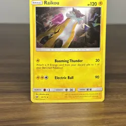 Raikou 32/73 - Lets Play Pikachu Theme Deck Exclusive - Cracked Ice Pokemon Card - Image 4