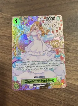 One Piece Card Game TCG Charlotte Pudding SP (OP03-112) - Image 1