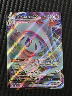 Hatterene Vmax 066/159 Crown Zenith NM Full Art Ultra Rare Pokemon Card - Image 1
