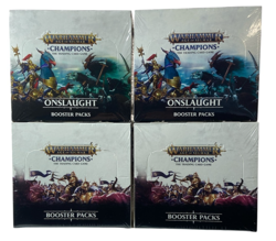 Warhammer Age of Sigmar Champions Booster Box Cards CCG / Savagery - LOT SEALED - Image 1