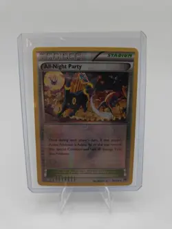 All-Night-Party Trainer Stadium Pokemon Card 96/122 English - Image 1