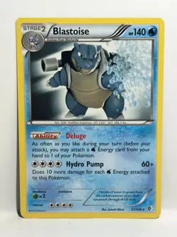 Blastoise 31/159 Pokemon Card TCG Boundries Crossed Normal LP - Image 1