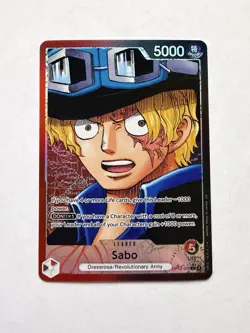 Sabo OP13-004 Alt Art Leader Carrying On His Will One Piece Card TCG English - Image 1