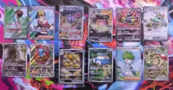 Pokemon TCG Full Art Holo Lot 12 Cards Nm (Jp, sealed promo +more) - Image 1