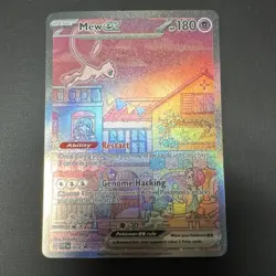 Pokemon Mew EX Full Art Promo Holo SVP 053 Scarlet & Violet Basic Card - Image 1