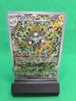 Pokemon TCG Magneton SVP 159 Surging Sparks Promo Card NM Condition, Sealed - Image 1