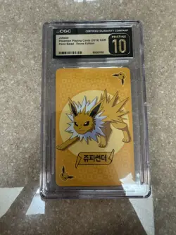 Jolteon (CGC Pristine 10) Play Card Point Salad-Eevee Edition 2019 Korean - Image 1