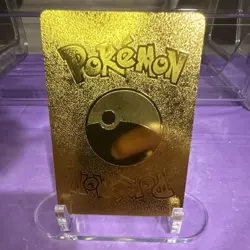 Pokemon Pikachu & Zekrom GX Gold Foil Card - Image 2