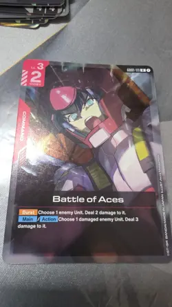 GD01-111 Battle Of Aces R Foil Gundam Card Game - Image 1