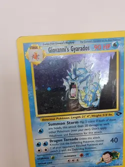 Pokemon TCG Giovanni's Gyarados Gym Challenge Holo Card 5/132 - Image 3