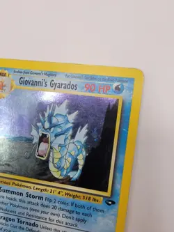 Pokemon TCG Giovanni's Gyarados Gym Challenge Holo Card 5/132 - Image 4