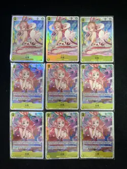 2025 One Piece TCG Card Game S.Chinese OP12-102 SR Shirahoshi Lot*9 LU57 - Image 2