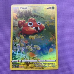 Crown Zenith Paras Galarian Gallery Ultra Rare Full Art Holo Card #GG32/GG70 NM - Image 1