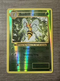 Beedrill 7/108 Reverse Holo Rare Card XY Evolutions NM Pokemon TCG - Image 1