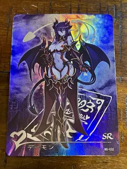 😈Monster Girl Encyclopedia DEMON SR MG-032 Holo Super Rare 18+ Waifu TGC Card - Image 1