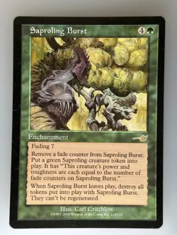 MTG Saproling Burst R Nemesis NMS 113 NM Normal Magic - Image 1