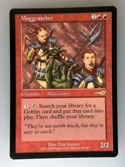 MTG Moggcatcher R Nemesis NMS 96 NM Normal Magic - Image 1