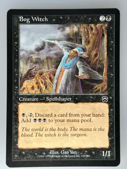 MTG Bog Witch C Mercadian Masques MMQ 118 NM Normal Magic - Image 1