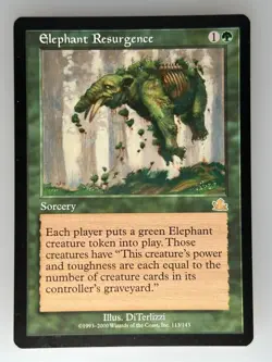MTG Elephant Resurgence R Prophecy PCY 113 NM Normal Magic - Image 1