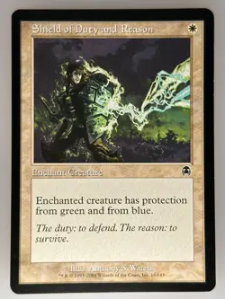MTG Shield of Duty and Reason C Apocalypse 16 NM Normal Magic APC - Image 1