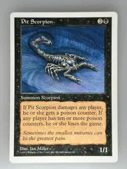 MTG Pit Scorpion C Fifth Edition 5ED NM Normal Magic - Image 1