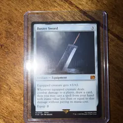 Magic: The Gathering -FINAL FANTASY- Buster Sword (MYTHIC) #255 - Image 1