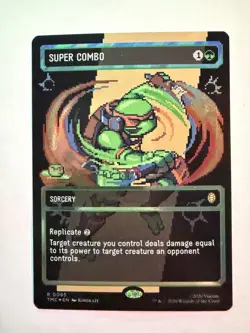 MTG Super Combo (Borderless) (Surge Foil) - Pixel Art - 0095 - TMC - NM - Image 1