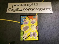 Pokemon Topps Sticker Card #15 (Ekans, Koffing, Weezing, Meowth, etc.) VLP - Image 2