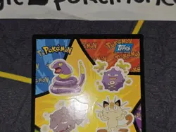Pokemon Topps Sticker Card #15 (Ekans, Koffing, Weezing, Meowth, etc.) VLP - Image 3